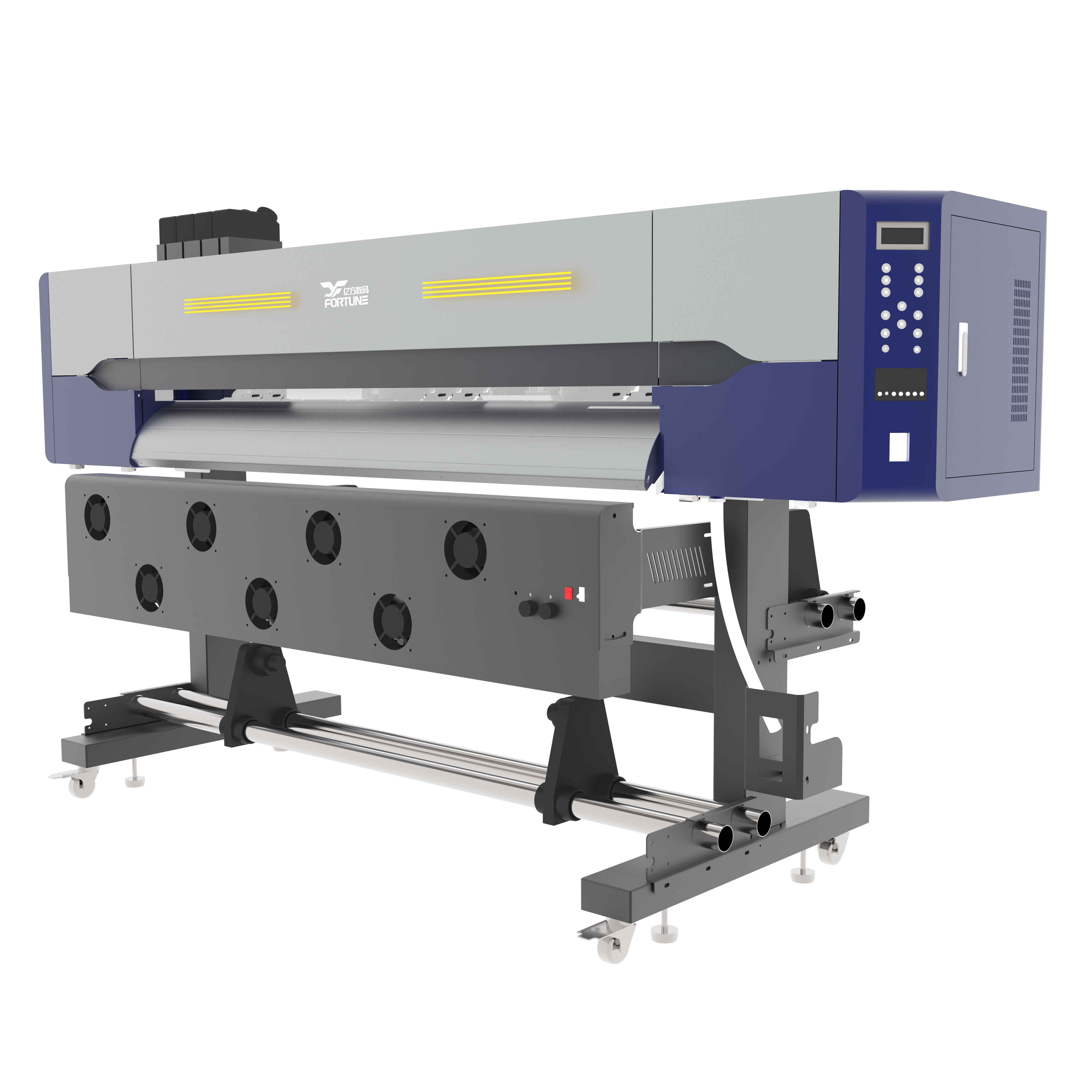 3.2m 1.8m 1.6m Vinyl sticker printer PP uv Printing Large Outdoor Printer UV roll ro roll Machine For Canvas