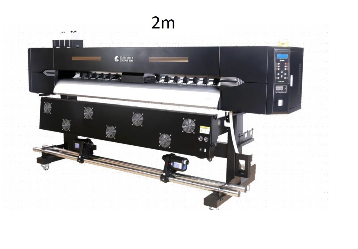 Inkjet Digital Vinyl Sticker Printer Wallpaper Flex Baner Printing Machine 2m I3200 Eco Solvent Printer