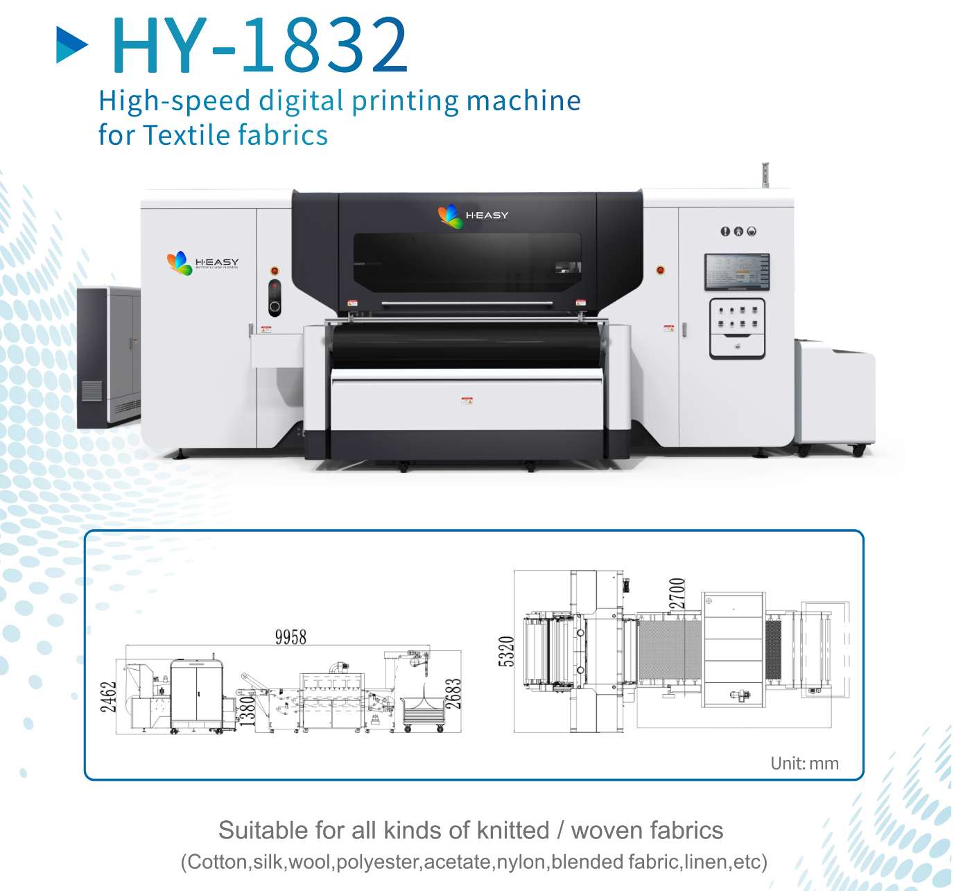 High quality direct textile digital fabric printer printing machine for reactive  pigment ink use Ricoh head