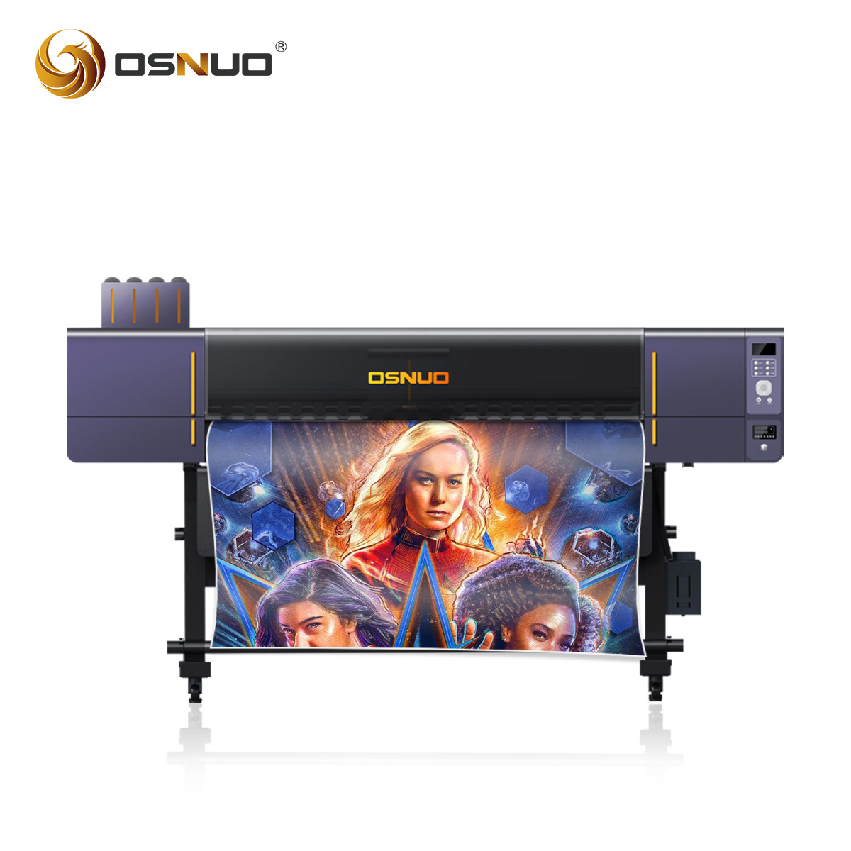 Factory baner printing machine car wrap vinyl sticker printer single i3200 printer eco solvent printer 1.6m