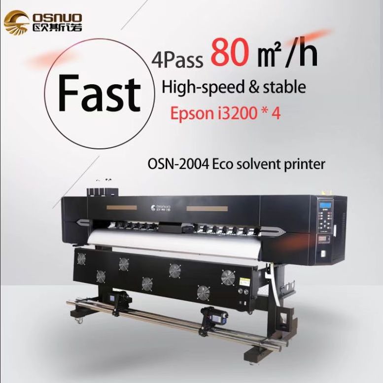 Inkjet Digital Vinyl Sticker Printer Wallpaper Flex Baner Printing Machine 2m I3200 Eco Solvent Printer