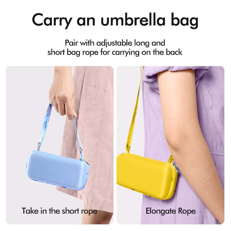 Travel Sun Rain Umbrella for Walking With Case,Compact UV Umbrella for Sun and Rain,Lightweight & Portable,  Umbrella for Women