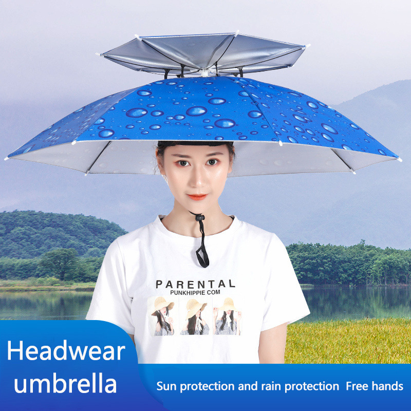 Paraguas Parapluie Sombrillas Promotional Custom Colorful Mini Head Hat Umbrella