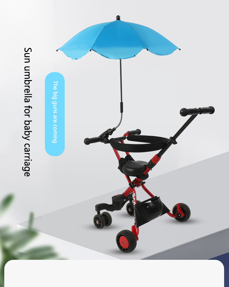 Baby Stroller Umbrella Uv Rays Umbrella Rainproof Parasol