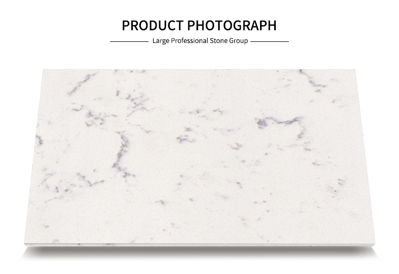 Yunfu Wayon Carrara White Quartz Stone large slab polished surface super white quartz