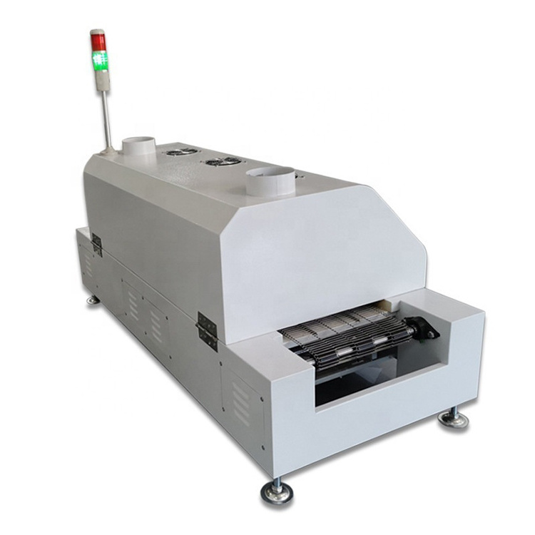 Infrared Hot Air SMT Assembly Line Desktop small  Reflow Oven machine for PCB Welding