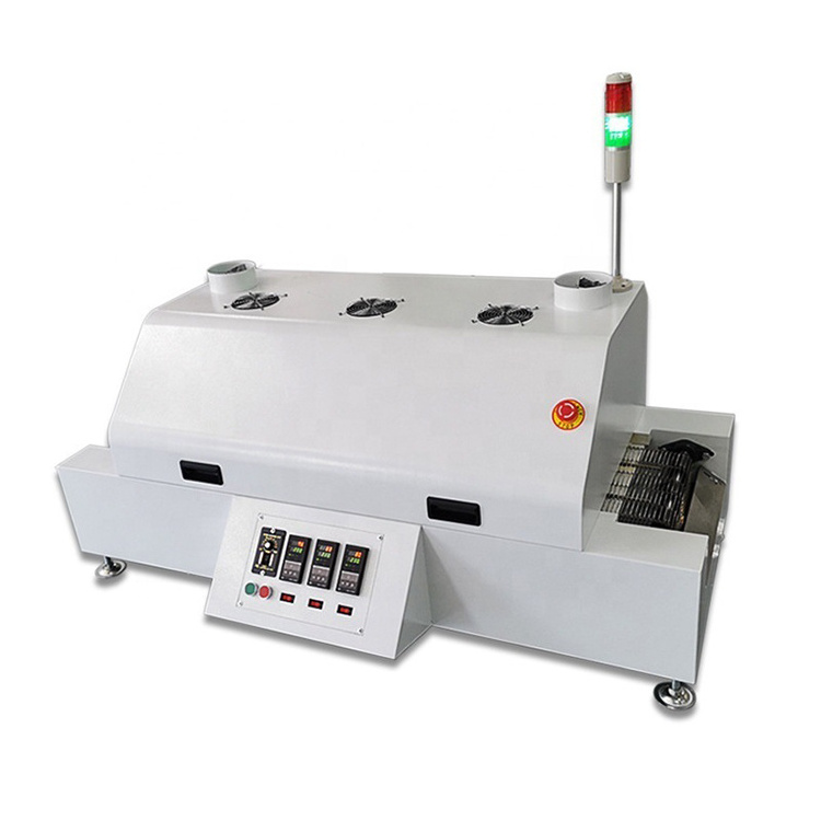 Infrared Hot Air SMT Assembly Line Desktop small  Reflow Oven machine for PCB Welding