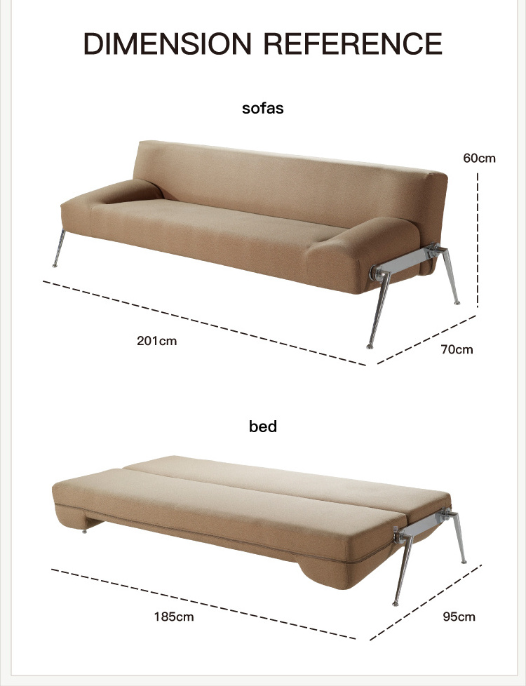 YFY Foldable Multifunctional Folding Sofas Bed Couch Living Room Furniture Sofa Beds