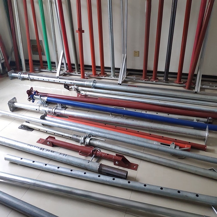 Hot galvanized lock pin metal construction scaffolding telescopic for building construction