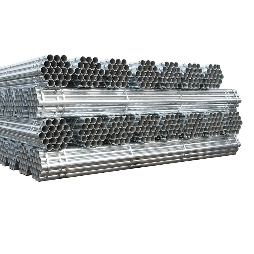 Sch 40 galvanize steel tube/mild steel tube and chrome plated honed tubes for building