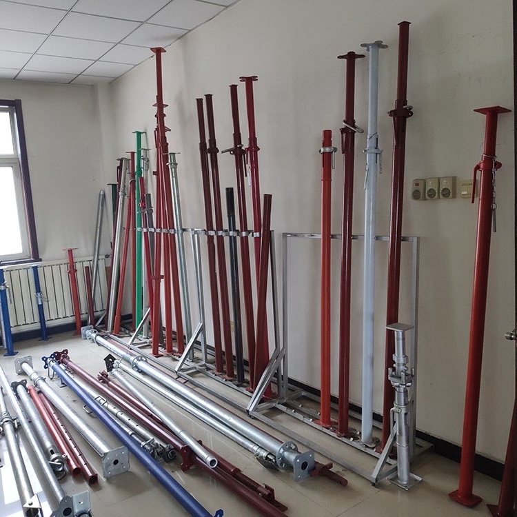 Hot galvanized lock pin metal construction scaffolding telescopic for building construction