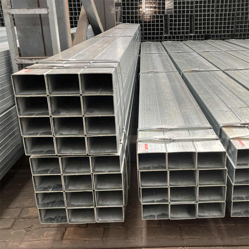 hot-dip galvanized rectangular steel hollow pipe square in meter