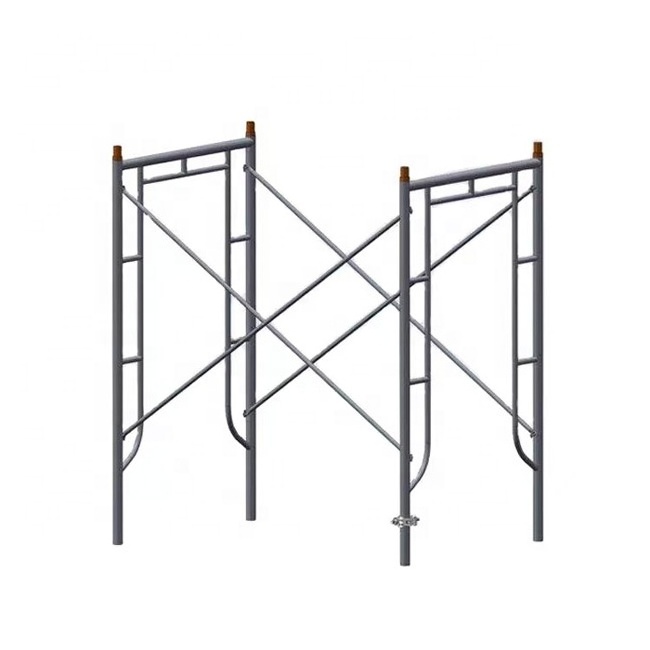 Ladder scaffolding H frame system mason frame customized size for construction