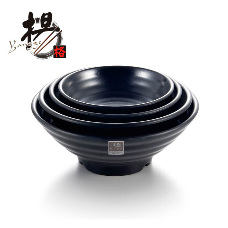 Cheap wholesale custom plastic restaurant japanese melamine noodle bowl