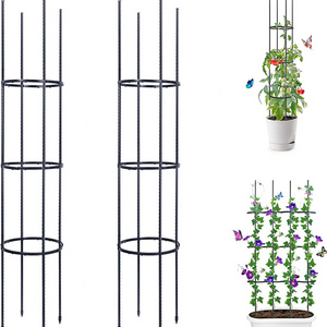 heavy duty galvanized steel tomato cage Plastic tomato stake plant cage Conical Trellis Climbing Plant Supporter Frame