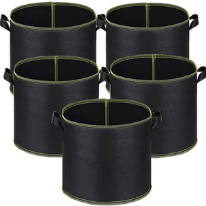 3  5  10  Gallon Fabric Pots Planting Bags 20 Gallon Grow Bags Fabric 10 Gallon Garden Grow Bags