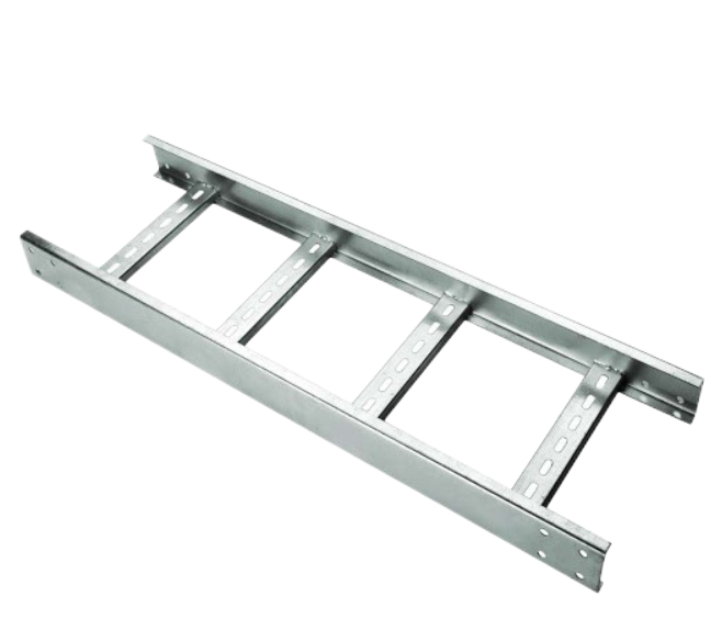 Customized  strong current weak 300mm rung space aluminum frp trunking ladder type cable tray