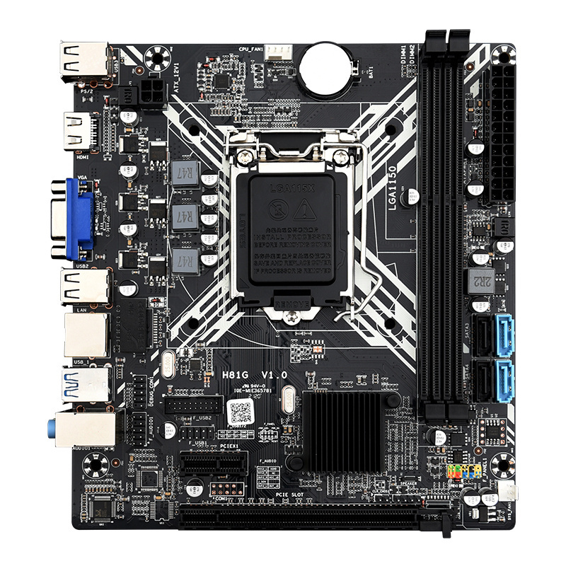 hight  quality INTER H61 H81H610M H510 B250 PLUS AM4 B450 64GB DDR4 i3 i5 i7 Motherboard ATX Gaming Motherboard Multiport