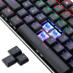 Portable E-yooso K630 Gaming Keyboard 87 Keys RGB Blacklight Hot Swapping Switches Quick Triggering Mechanical Keyboard