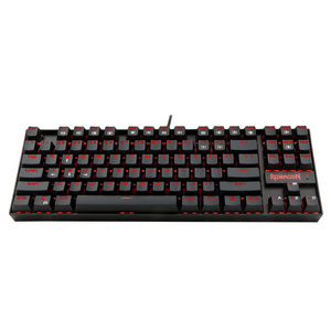 2022 Redragon K552 Keyboard Mechanical Single Color Backlit Design 87 Keys For Gaming