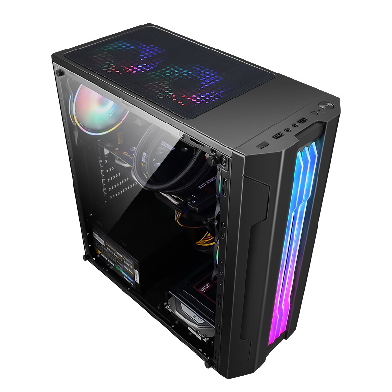 Latest Tower ATX Desktop Gabinet Gamer Gaming Aluminum Itx PC Computer Case