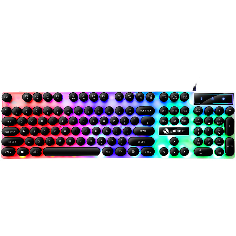 Limeide  Game Keyboard and Mouse Combo Retro Style