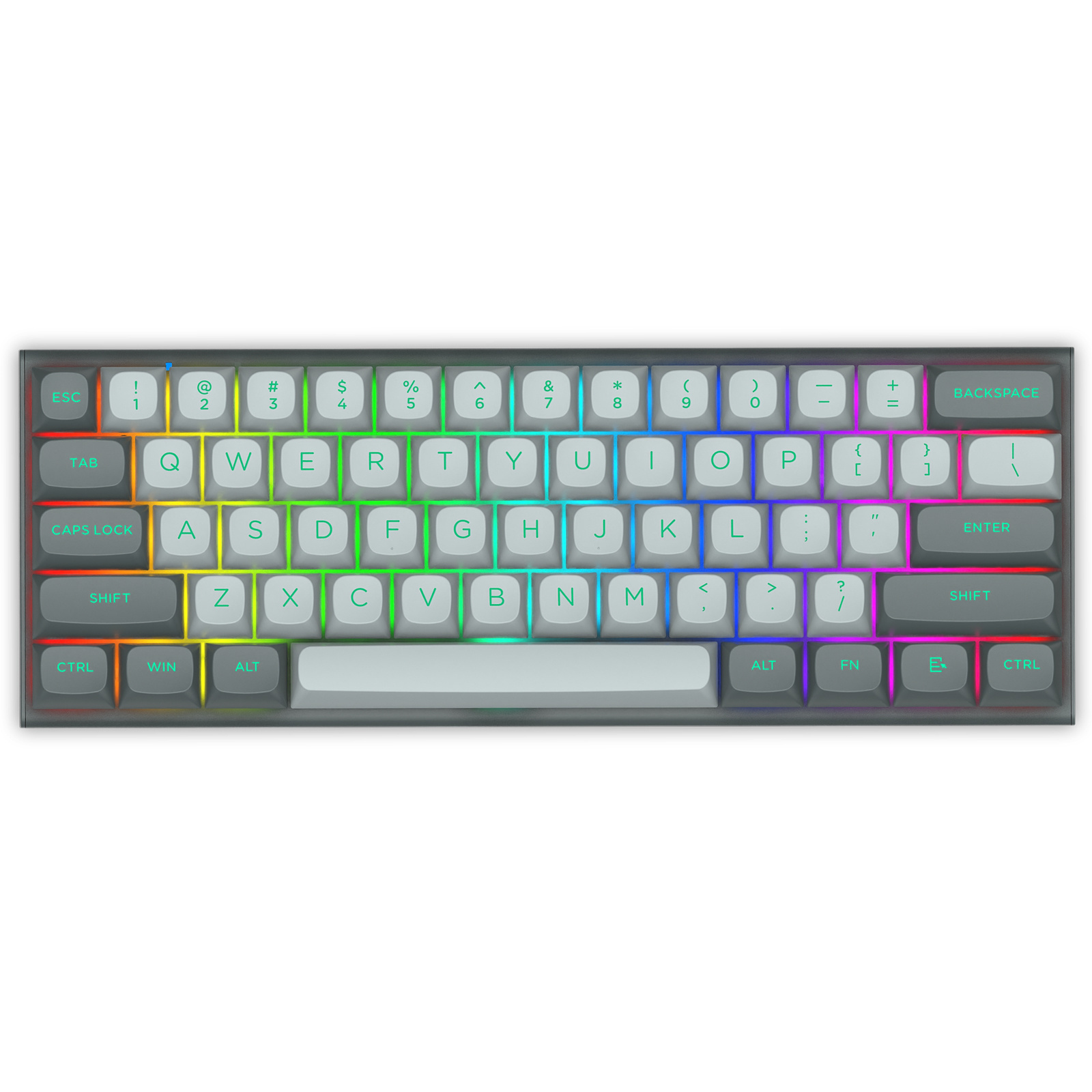 Factory Direct Sale EYOOSO Gaming Mechanical Keyboard 60% RGB Wired USB Linear Adjustable Magnetic Axis Switch 61 Keys Outemu