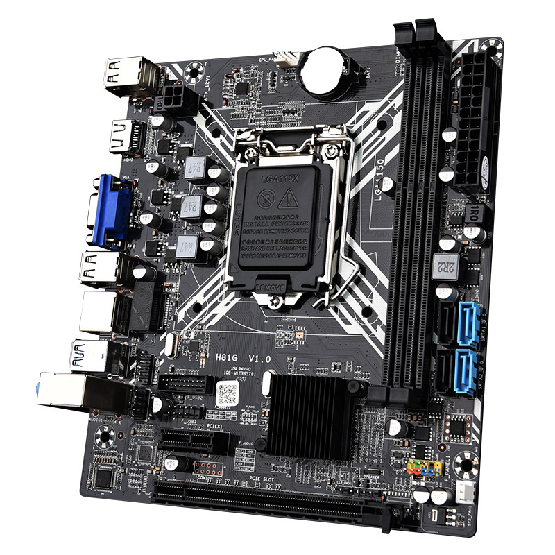 Mainboard Motherboard hight  quality INTER h81g H61 H610M B660M DDR4 i3 i5 i7 Motherboard ATX Gaming Motherboard Multiport