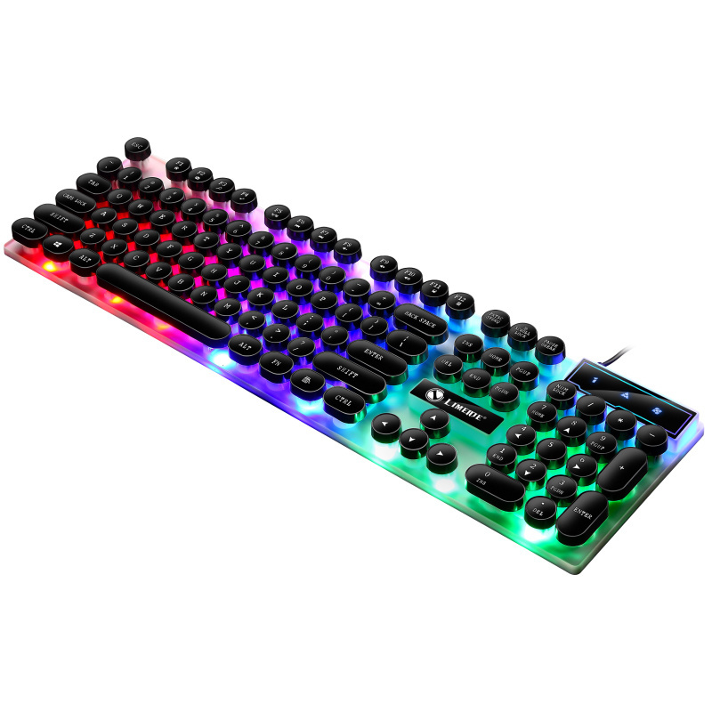 Limeide  Game Keyboard and Mouse Combo Retro Style