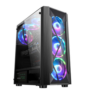 2021 New Design Power Train Fierce Dragon Case Gabinetet PC Gaming Hardware Gaming Computer Case & Towers