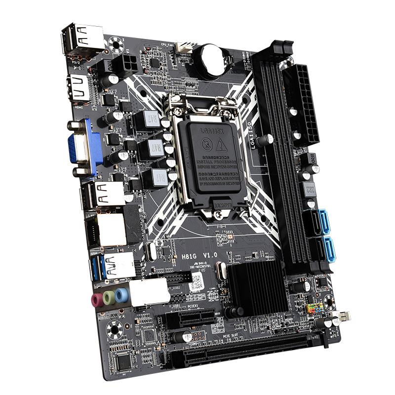 hight  quality INTER H61 H81H610M H510 B250 PLUS AM4 B450 64GB DDR4 i3 i5 i7 Motherboard ATX Gaming Motherboard Multiport