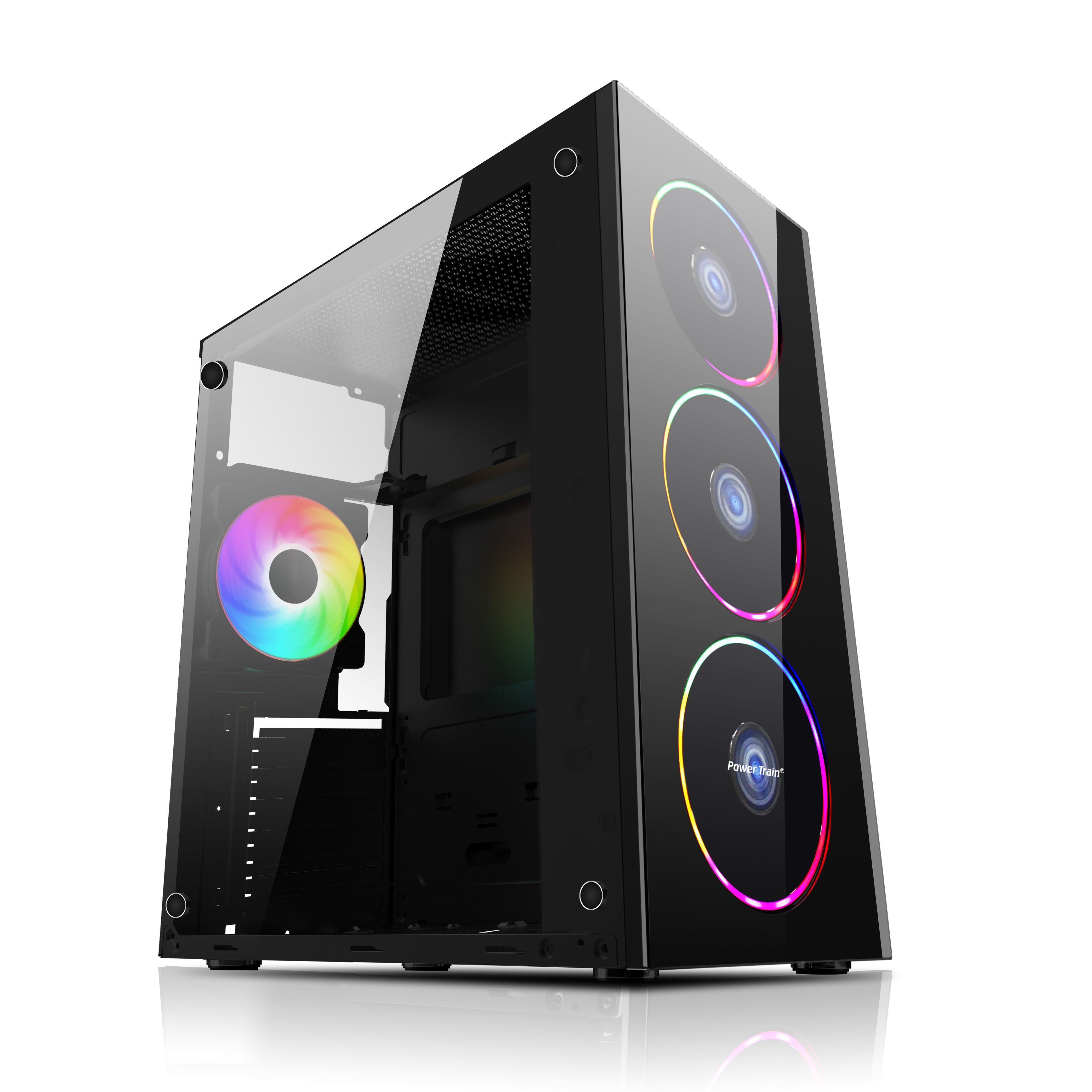 2021 New Design Power Train Aurora 5 Case Gabinetet PC Gaming Hardware Gaming Computer Case & Towers