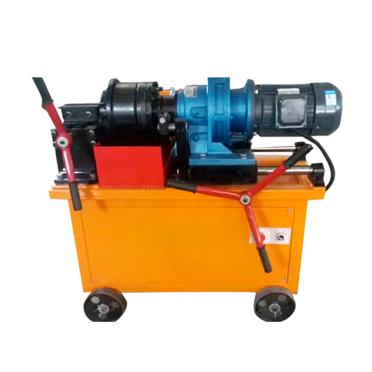 portable stainless steel tie rod thread metal rebar threading rolling machine