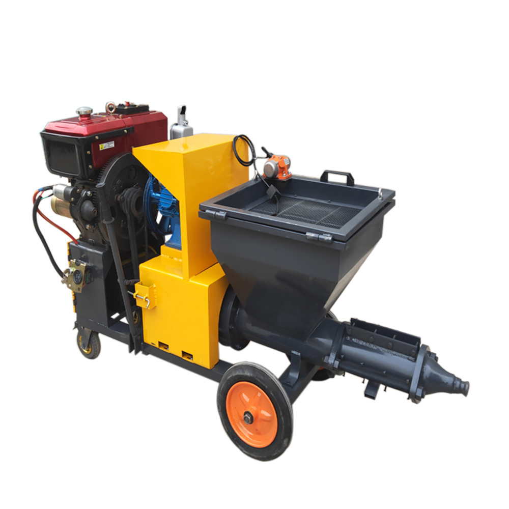 Factory air compressed cement mortar spraying construction concrete cement mortar sprayer gun