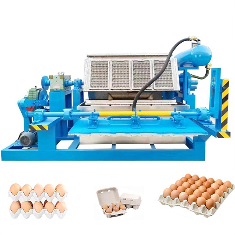 Automatic foam food box plate making machine egg tray dry pulp molding machine