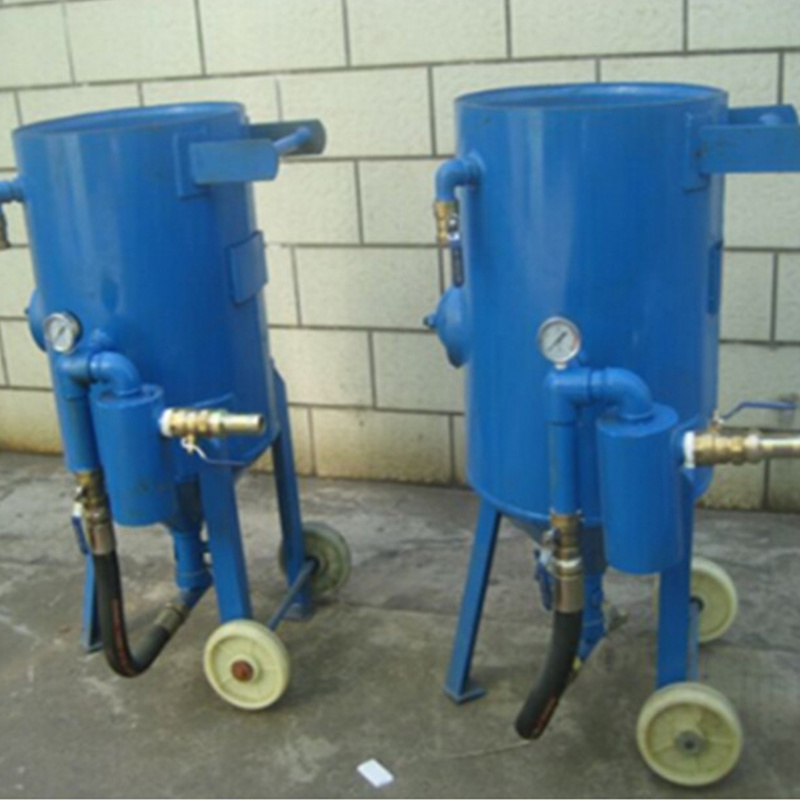 Portable pressure pot sandblaster industrial sandblaster for sale