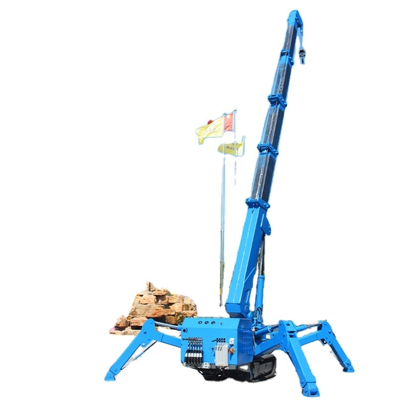 16m Load 200kg Cherry Picker Crane Trailer Ladder Wheel Telescopic Spider Boom Lift