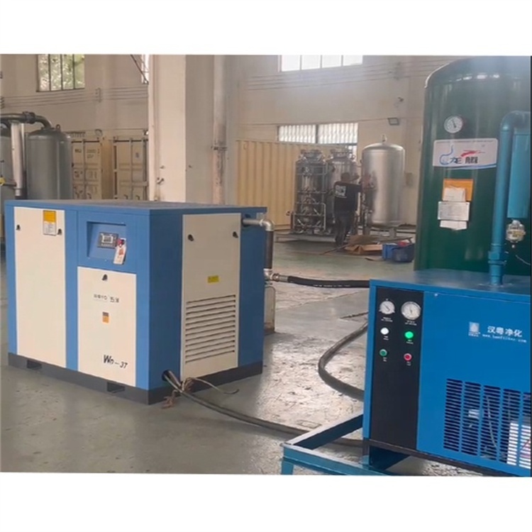 High purity pressure tga-10/251 movable units tire building nitrogen generation with air compressor