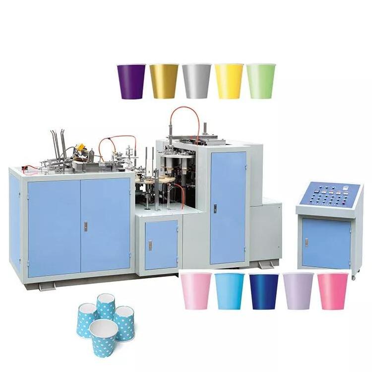 Fully automatic paper cups and plates making machine paper cup production price paper cup printing making machine