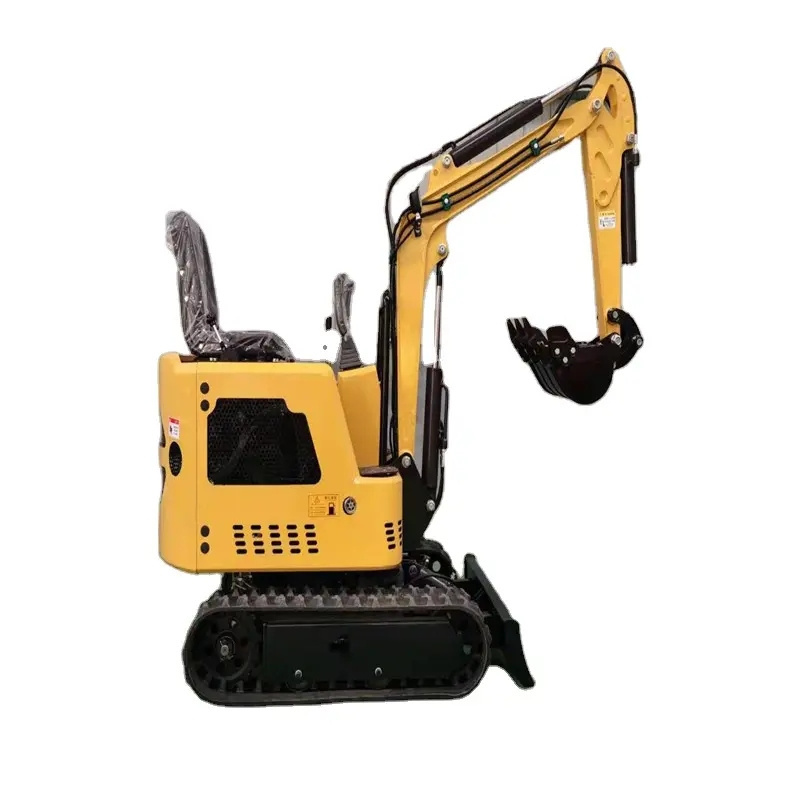 Diesel Engine Small Compact Towed Atv Backhoe  0.8ton 1.5t 1.7 Ton 2t Mini Backhoes Excavators With Cab