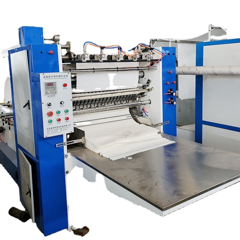 Fold Facial Tissue Paper Making Machine Facial Tissue Folding Converting Machine Price