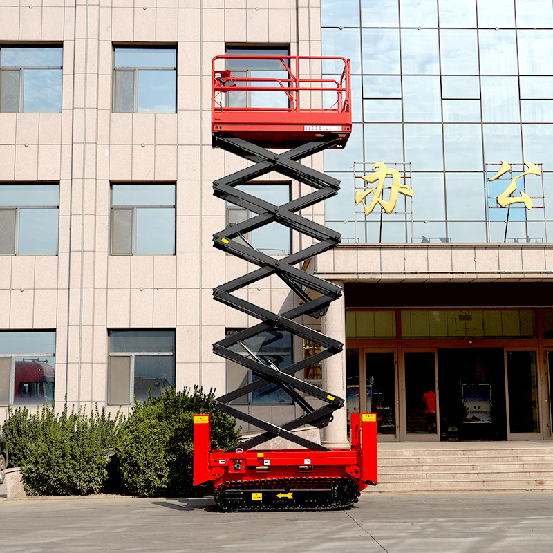 Flexible operation supply portable mobile electric truck tail platform lift for high-altitude operations