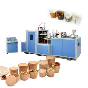 Low Speed Paper Bowl Forming Machine Paper Cup Making Machine