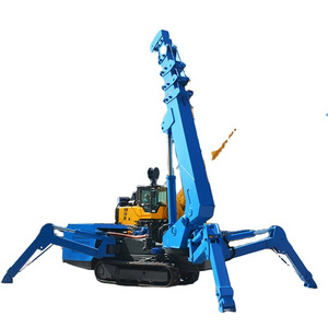 16m Load 200kg Cherry Picker Crane Trailer Ladder Wheel Telescopic Spider Boom Lift