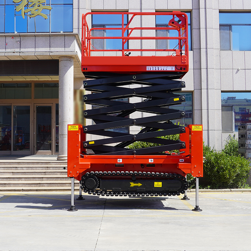 Flexible operation supply portable mobile electric truck tail platform lift for high-altitude operations