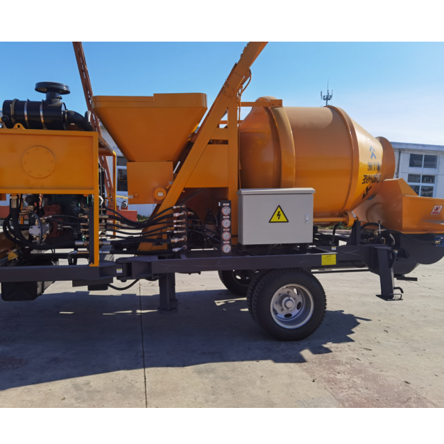 Fully Automatic New Design Concrete Pumping Machine And Concrete Mixer