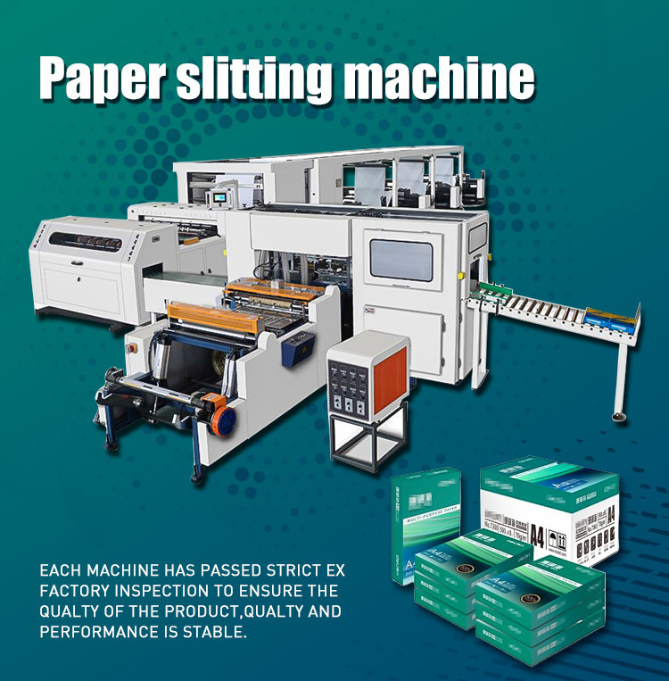 Top Sell Automatic Roll To Sheet A3 A4 Paper Cutting Cutter Making Machine