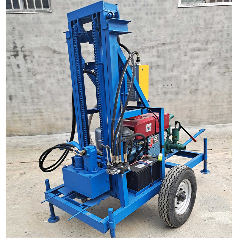 Yugong Machinery sale 130m deep pvc pipe mine drilling rig water well drilling rig for water well