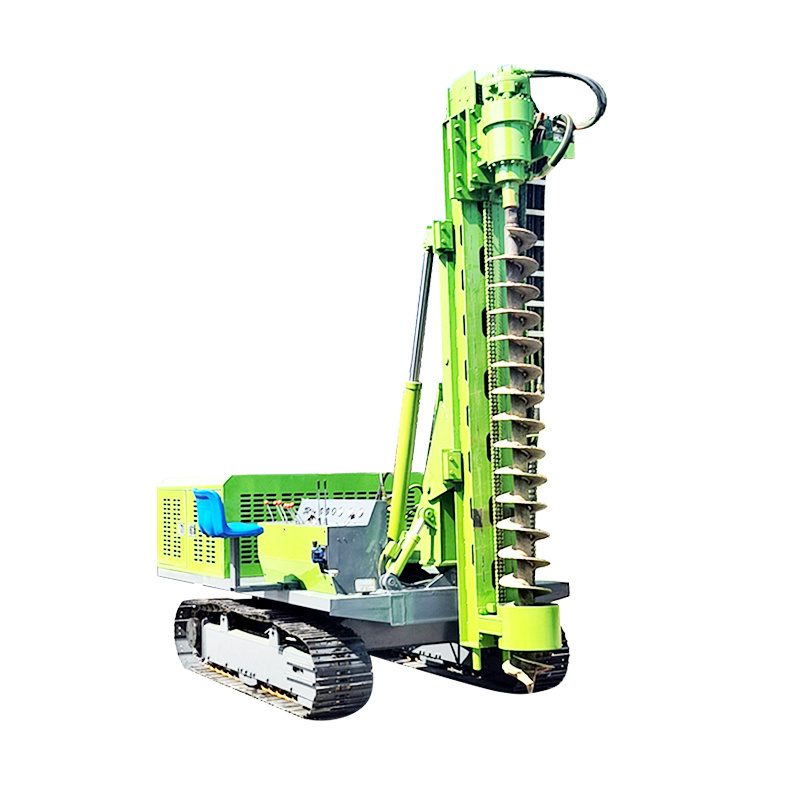 Pile Driving Machine Helical Screw Piles Work Used Rotary Drilling Piling Rig Machine