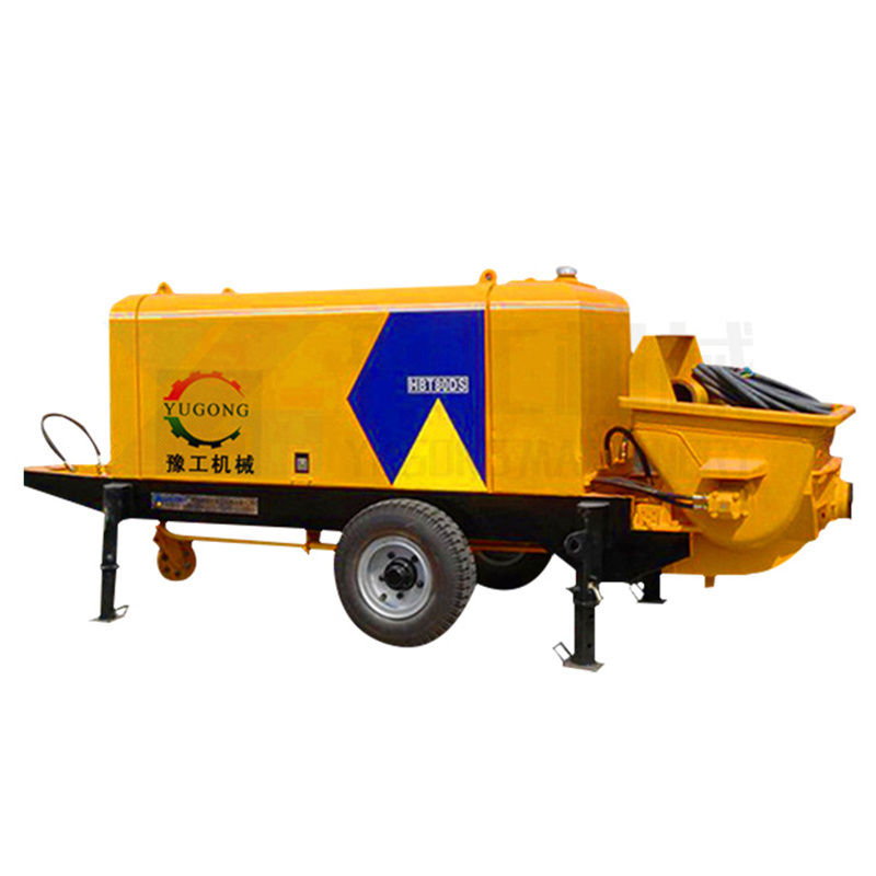 Top Factory Self Loading Concrete Mixer With Pump Concrete Mortar Grout Pump Diesel Mini Concrete Pump Machine